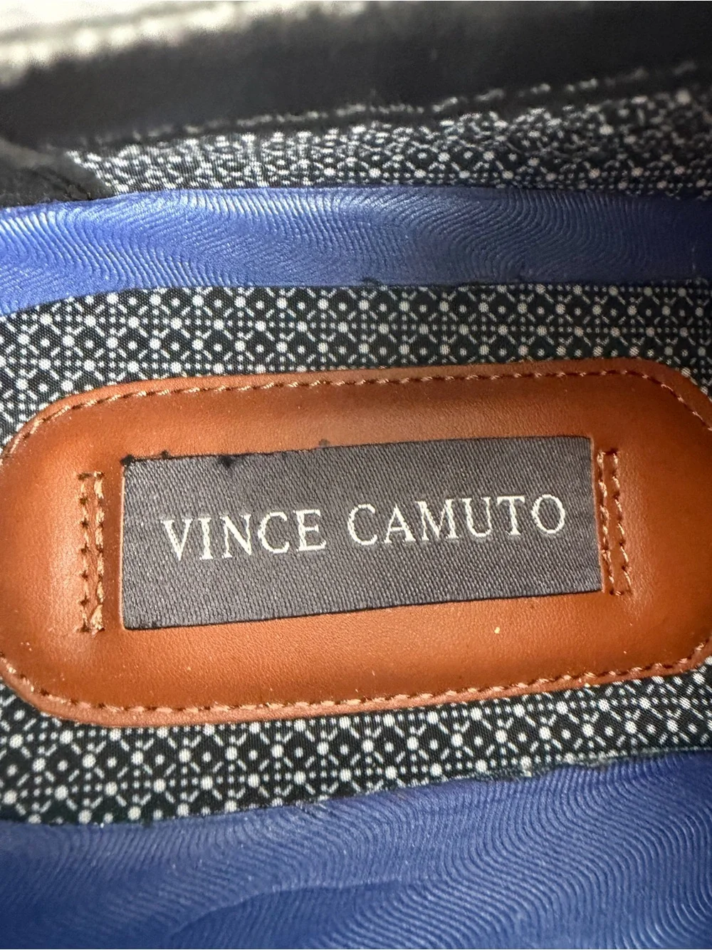 Vince Camuto patent leather oxford dress shoes polished mirror finish size 10M